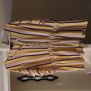 ❤️💛 Lane Bryant Plus Size Dressy Top Red, Pink & Yellow 26P 💛❤️